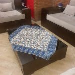 رومیزی طرح سنتی آبی ایرانی - Image 4