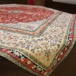 رومیزی مربع شانل طرح سنتی ایرانی